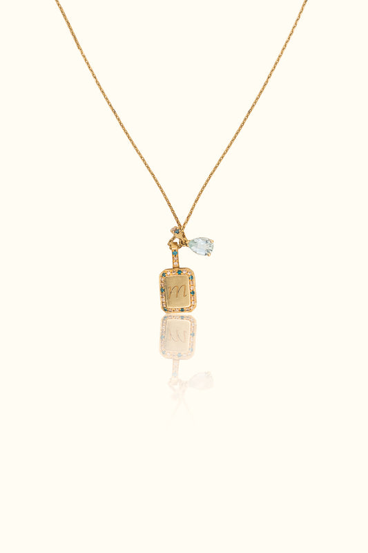 Initial lover necklace