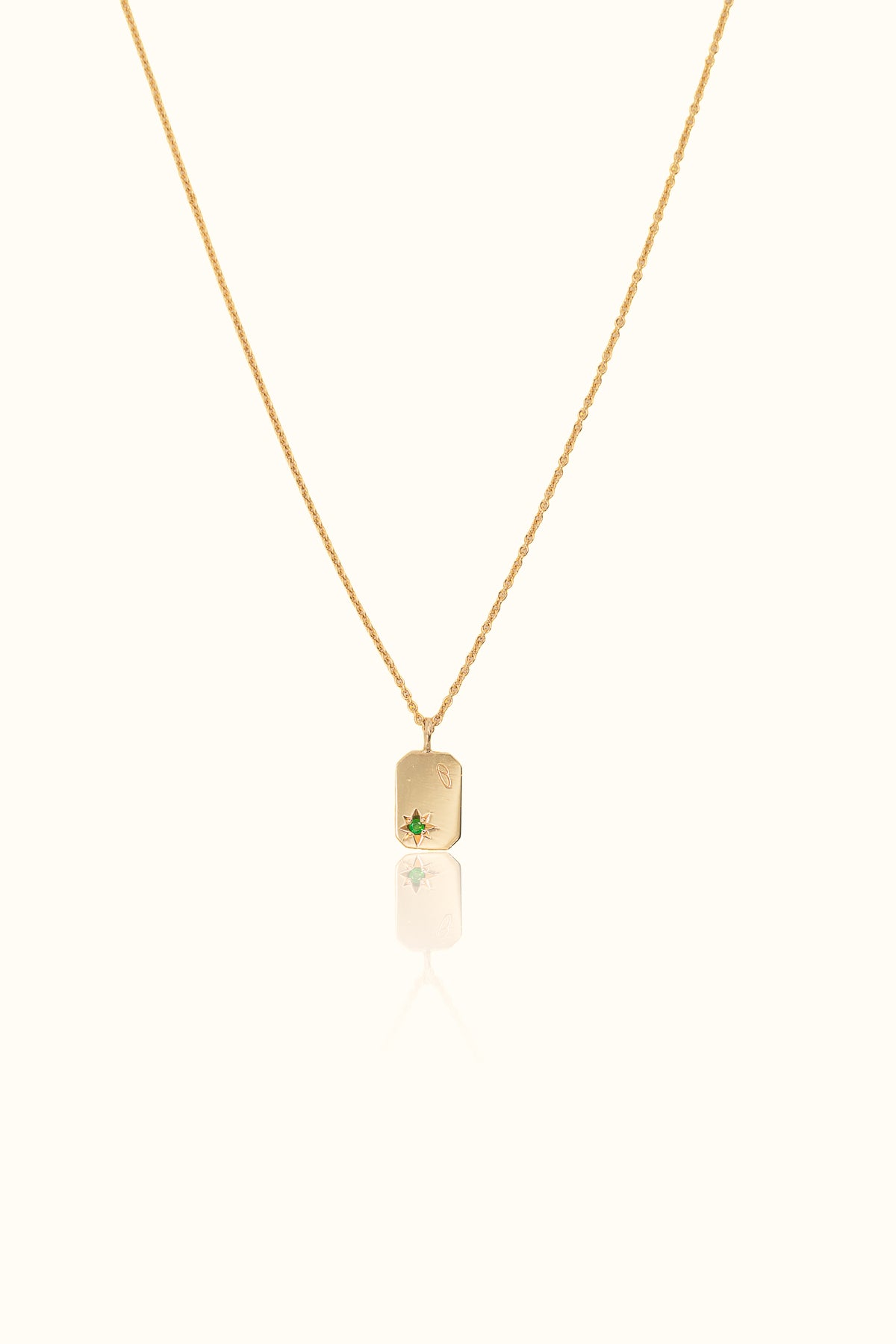 Aline -  custom birth necklace