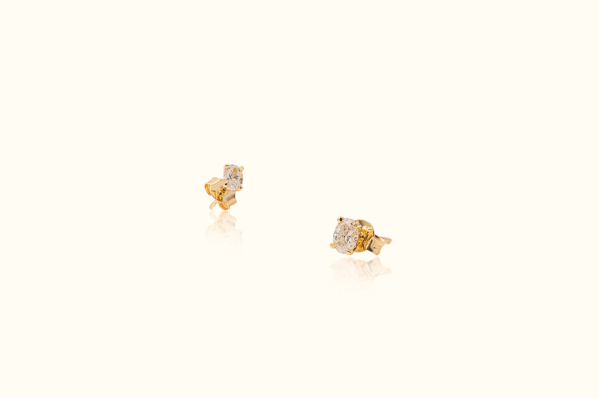 Oval earrings