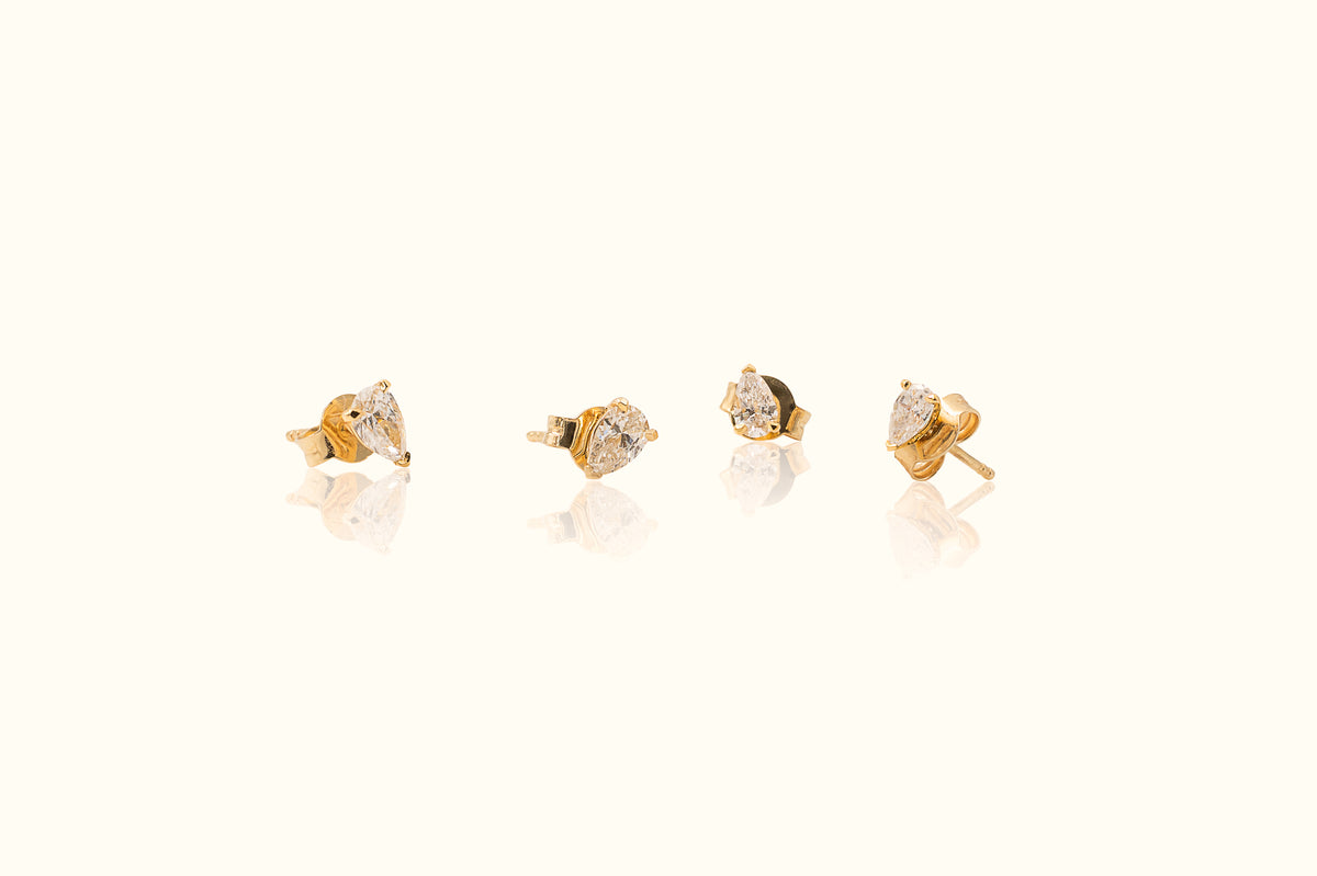 Pear earrings